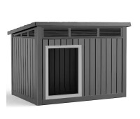 WTVWTV 43 in. Lassic Outdoor Deluxe Large Dog House,Slanted and Weather-Resistant Roof Dog Crate w/ Air Lever System,Open Roof New in Box $499