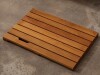 Highland Dunes Mccollough Teak Non-Slip Shower Mat New In Box $199