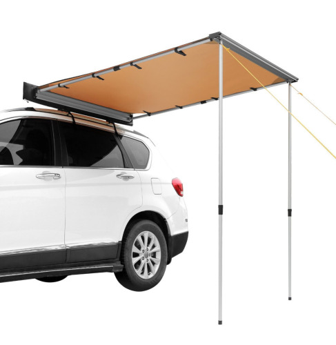 VEVOR Car Side Awning, Large 4.6'x6.6' Shade Coverage Vehicle Awning, PU3000mm UV50+ Retractable Car Awning with Waterproof Storage Bag, Suitable for Truck, SUV, Van, Campers New In Box $299
