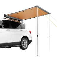VEVOR Car Side Awning, Large 4.6'x6.6' Shade Coverage Vehicle Awning, PU3000mm UV50+ Retractable Car Awning with Waterproof Storage Bag, Suitable for Truck, SUV, Van, Campers New In Box $299