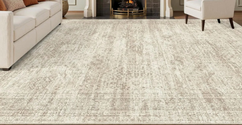 Bungalow Rose 8' x 10' Washable Distressed Persian Rug $299