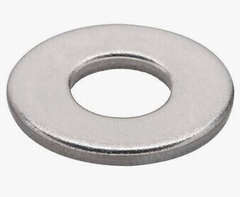 1/2" Flat Washer, 100 Count New
