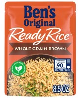 Ben's Original Ready Rice Whole Grain Brown Rice Microwavable Pouch - 8.8 oz / BEN'S ORIGINAL Ready Rice Butter and Garlic Flavored Rice, Easy Dinner Side, 8.8 oz Pouch / Assorted New Assorted Best by 6/2027