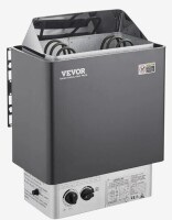 VEVOR Sauna Heater, 3KW 220V Electric Sauna Stove, Steam Bath Sauna Heater with Built-In Controls, 3h Timer and Adjustable Temp for Max. 70-141 Cubic Feet, Home Hotel Spa Shower Use New In Box $299