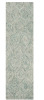 Safavieh Ikat IKT631 Hand Tufted Indoor Runner Rug- Ivory/Sea Blue - 2'3"x8', Ogee Pattern, Wool, Medium Pile / Thomasville Timeless Classic Runner Rug, 26" x 96" Assorted $299
