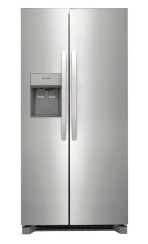 Frigidaire - 33 in. Wide 22.3 Cu. Ft. Side-by-Side Refrigerator - Stainless Steel New On Working $1999
