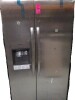 Frigidaire - 33 in. Wide 22.3 Cu. Ft. Side-by-Side Refrigerator - Stainless Steel New On Working $1999 - 2
