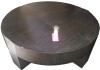 Four Hands Abaso Round Coffee Table 42" - Ebony Rustic Wormwood Oak New $2399 - 2