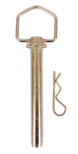 Koch 1/2 In X 4-1/4 In Swivel-handle Hitch Pin &ndash; Yellow Zinc Plated / Koch 4020413 Lynch Pin, 1/4 in, 1-1/4 in L, Zinc-Plated New Assorted