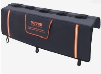 VEVOR Tailgate Bike Pad, 53" Truck Tailgate Pad Carry 5 Mountain Bikes, Upgraded Grooves Tailgate Protection Pad with Reflective Strips and Tool Pockets, with Camera Opening for Mid-Size Pickup Trucks New In Box $99