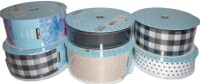 Kirkland Signature Wire Edged Ribbon, 2.5 in. x 50 yds / 1.5 in. x 50 yds New Assorted