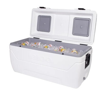 Igloo 165-quart Maxcold Chest Cooler with Butterfly Quick Access Hatch New Shelf Pull $199