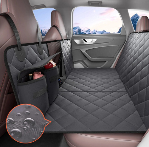VEVOR Back Seat Extender for Dogs,Dog Hammock for Car Back seat,Waterproof Hard Bottom Dog Car Seat Cover for Back Seat 54"x24",Supports 400lbs with Mesh Window and Storage Pocket for Car, SUV New In Box $199