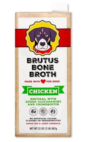 Brutus Bone Broth Hip & Joint Formula Wet Dog Food - Supplement - Chicken 32 oz / Beef 32 oz Assorted