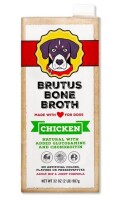 Brutus Bone Broth Hip & Joint Formula Wet Dog Food - Supplement - Chicken 32 oz / Beef 32 oz Assorted