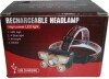 POLIBARA Rechargeable LED Headlamp, High Power Light, Head with 4 Waterproof Modes, Fishing, Bicycle, Camping and Hunting, Running Trail &ndash; Work &ndash; Powerful &ndash; Rechargeable Lithium Battery &ndash; Head Lamp New In Box - 2