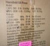 VEVOR Electric Oil Press Machine, 850W Stainless Steel Oil Extractor Machine, 0-300? / 32 - 572 ? Adjustable Temperature, Hot Press Oil Expeller for Pressing Peanuts, Sesame Seeds, Rapeseed, Tea Seeds New In Box $399 - 2