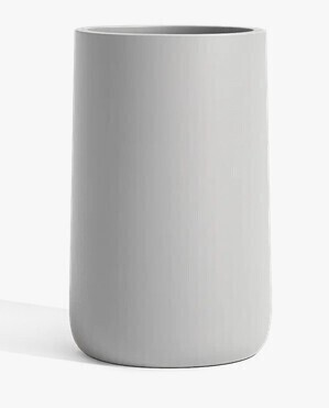 Kute Nest Indoor/Outdoor Medium Conico Fiberstone Planter, 14" H x 13.7" W x 13.7" D New In Box $299