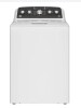 GE - 4.5 Cu. Ft. High-Efficiency Top Load Washer with Deep Fill and Cold Plus - White with Matte Black New $999