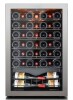 Ca'Lefort 14-Bottle Single Zone Freestanding Compressor Wine Cooler Mini Fridge Cellar Cooling Unit in Stainless Steel CLF-WSJC46 New in Box $699