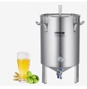 VEVOR 304 Stainless Steel Kettle, 16 GALLON Beer Brew Fermentor, Brew Bucket Fermentor for Brewing, Home Brewing Supplies with Base, Kettle Stock Pot Includes Lid, Handle, Valve, Spigot, Thermometer New in Box $399