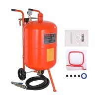 VEVOR 20 Gallon Sand Blaster, 60-110 PSI High Pressure Sandblaster, Portable Abrasive Blasting Tank, Air Sand Blasting Kit with 4 Ceramic Nozzles and Oil-Water Separator for Paint, Stain, Rust Removal, New in Box $299