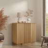 Ebern Designs Designer Modern Minimalist Style 31.5'' Fluted Panel Sideboard, New in Box $399