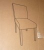 Lark Manor 18.5" Seat Height Linen Blend Upholstered Solid Wood Legs Dining Chair, Cream, New in Box $399 - 2