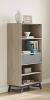 Realspace&reg; Nashira 61"H 4-Shelf Bookcase With Drawer, Light Oak/Gray New in Box $299