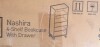 Realspace&reg; Nashira 61"H 4-Shelf Bookcase With Drawer, Light Oak/Gray New in Box $299 - 2