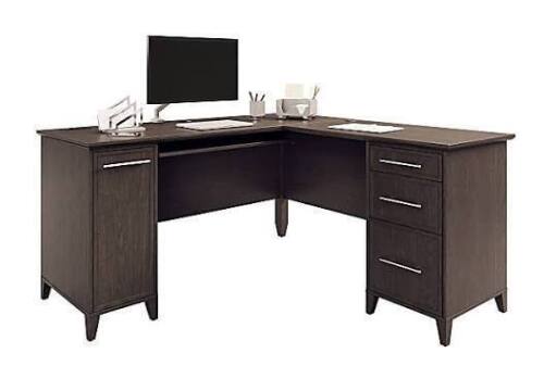 Realspace&reg; Koru 60"W L-Shaped Corner Computer Desk With Integrated Power & Charging New in Box $599