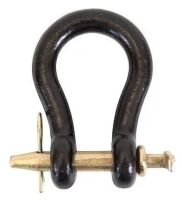 Koch 4002503/M8134 Straight Clevis, 3/4 in, 12,000 lb Working Load, 3-3/4 x 1-1/4 in L Usable, Forged Steel New
