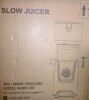 SIMZLIFE 120V Slow Masticating Juicer with 5. 12in Extra-Wide Chute for Whole Fruits and Vegetables, Easy to Clean in Silver New In Box $299 - 2