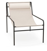 Costway Patio Sling Lounge Chair with Removable Headrest Pillow Breathable Seat Porch New In Box $199