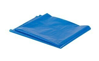 Questar EDLLP30 Blue 51"L x 16"W x 20"H 3 mil Poly Liner, 80 Count Roll New
