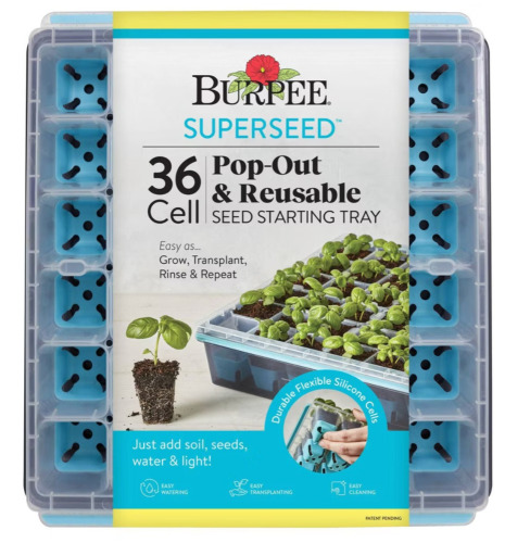 Burpee 36 Cell SuperSeed Seed Starting Tray / Burpee 8 XL SuperSeed Starting Tray Cell New In Box Assorted