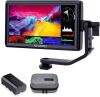 FEELWORLD S55 V3 6" 500nit 1920&times;1080 IPS Screen Field DSLR Camera Monitor with F550 Battery and Bag, 4K HDMI In Out, 3D LUT, Waveform Focus Assist, for Beginner Videographer Filmmaker Video Shooting New In Box $299
