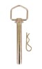 Koch 4012213 Hitch Pin, 2 Hitch, 1/2 in Dia Pin, 4-1/4 in OAL, Zinc New