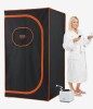 VEVOR Portable Steam Sauna Tent Full Size, 1000W Personal Sauna Blanket Kit for Home Spa, Detoxify & Soothing Heated Body Therapy, Time & Temperature Remote Control With Floor Mat New In Box $299