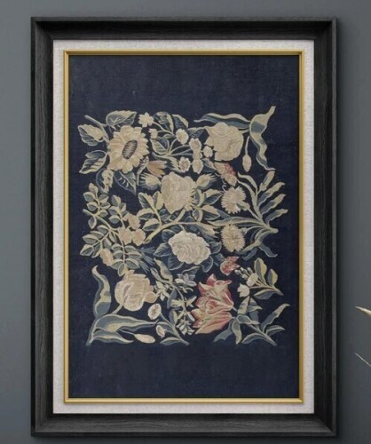 IDEA4WALL Rustic Floral "Premium Framed Wall Art Sunflower Floral Botanical Print Nature Wilderness Illustrations Fine Art Farmhouse Decorative Rustic Vintage Antique For Living Room, Bedroom, Office" 24" x 36" New In Box $199