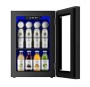 SIMZLIFE - 6 Bottles & 24 Cans Mini Beverage & Wine Refrigerator-Portable Wine Cooler with Glass Door, Mini Fridge for Home/Office - Black New In Box $299