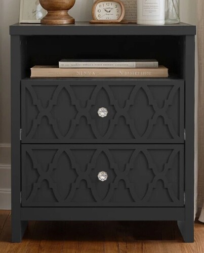 Willa Arlo&trade; Interiors Watauga 26.8" 2 Drawer Nightstand with Storage New In Box $299