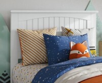 Viv + Rae&trade; Kindig Solid Wood Twin Size Coastal Cottage Panel Headboard New In Box $299