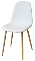 Colamy Oslo Modern Upholstery Side Dining Chair in Beige New $299