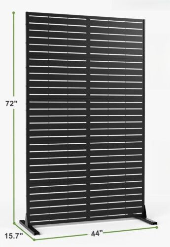 UFURYRIDE Metal Privacy Screen - Freestanding Outdoor Privacy Screen for Patio Balcony New In Box $299