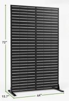 UFURYRIDE Metal Privacy Screen - Freestanding Outdoor Privacy Screen for Patio Balcony New In Box $299