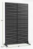 UFURYRIDE Metal Privacy Screen - Freestanding Outdoor Privacy Screen for Patio Balcony New In Box $299