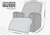 Rebrilliant Tiba Recliner Chair Covers 4-Piece High Elasticity Jacquard Recliner Cover, Soft Couch Cover for Recliner Machine Washable Furniture Protector with Elastic Bottom $99 - 2