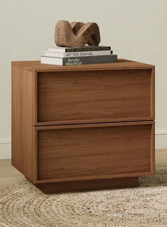 Winston Porter 18.9"W Wooden Nightstand with 2 Drawers Similar to Picture New In Box $299
