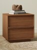 Winston Porter 18.9"W Wooden Nightstand with 2 Drawers Similar to Picture New In Box $299